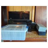 Large Collection of Assorted Music Compact Discs in Storage Bin