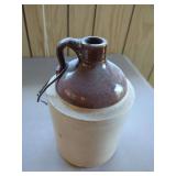 Two-Tone Glazed Stoneware Jug