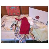 Baby Pepperell Crib Blanket Box with Assorted Infant Apparel