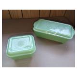 Fire-King Jadeite Dishes, 2-Piece Set
