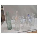 Glassware Collection: Bottles and Mugs