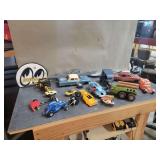 Group of Scale Model Cars
