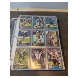 Football Trading Cards Collection in Binder
