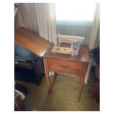 Atlas Precision Sewing Machine in Wooden Cabinet
