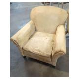 Upholstered Armchair with Nailhead Trim