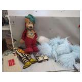 Huckleberry Hound Plush and Assorted Puppet Collection