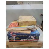 Estes Hydrogen Rocket Set, Commodore Set and Building Blocks