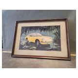 Framed Porsche 911 Print