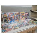 DC Comic Book Assortment featuring Hawkman, Super Friends, and Justice League of America