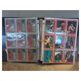 Various Movie Trading Cards Binder