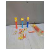 Simpsons PEZ Dispensers and Candy