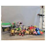 Action Figures with Star Wars Bucket