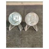 1964 and 1966 Kennedy Half Dollars