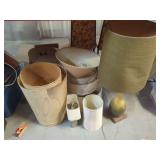 Assorted Table Lamps and Lamp Shades