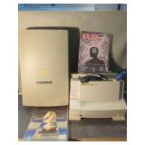 HP ScanJet 6300C Scanner with LaserJet 6L Printer and BYTE Magazines