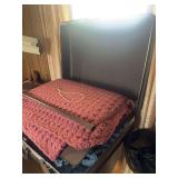 Two Hand-Crocheted Blankets in Hard-Shell Case