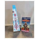 Mechanical Planet Robot and Sky Express Space Ship Tin Toys