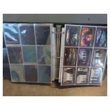 Trading Card Binder with Star Trek, Battlestar Galactica, and E.T. Trading Cards