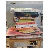 Board Games including Trust Me, National Geographic Society, and Operation