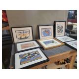 Seven Framed Art Prints