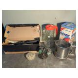 Kitchenware Assortment Including Nabisco Tin, Pitcher, Knives and More