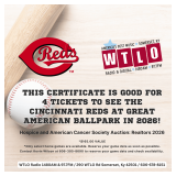 4 Cincinnati Reds Tickets