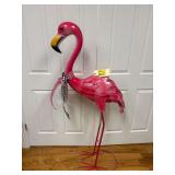 Pink Metal Flamingo (outdoor)