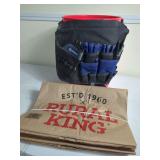 Kobalt Bucket Tool Organizer and Rural King Paper Bags
