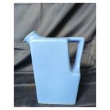 Blue Ceramic Rectangular Pitcher