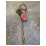 Manual Chain Hoist with Red Housing