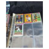 Major League Baseball Trading Cards in Binder and Plastic Bag