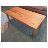 Rectangular Pine Coffee Table