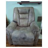 Flexsteel Power Recliner with Lumbar and Headrest Controls