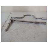 Two Metal Hand Tools Including Speed Handle and Breaker Bar