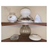 Glass Lamp Shades and Components