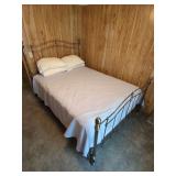 Metal Bed Frame with Headboard and Footboard
