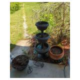 Garden Planters and Decorative Metal Plant Stand