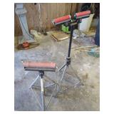 Speedway Series Adjustable Material Roller Stands, Set of 2