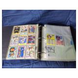 Assorted Major League Baseball Trading Cards in Binder