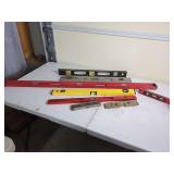 Construction Spirit Levels, Set of 7