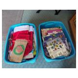 Holiday Gift Wrapping Supplies and Stockings