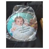 Days Remembered First Birthday Porcelain Collector Plate by David Smith