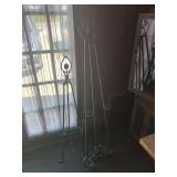 Two Decorative Metal Display Easels