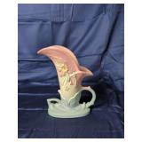 Hull Art USA W10-8 1/2 Ceramic Cornucopia Vase