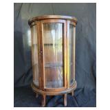 Tabletop Curved Glass Display Cabinet