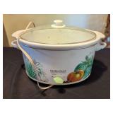Hamilton Beach Meal Maker Slow Cooker with Herb Pattern