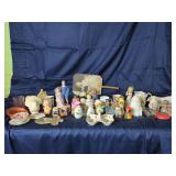 Collection of Assorted Ceramic and Glass Decorative Figurines and Tableware