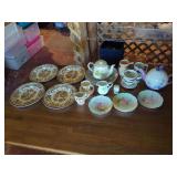 Tableware Collection Including Royal Staffordshire Tonquin and Nasco Indian Tree