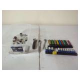 Socket and Ratchet Tool Set with Storage Tote