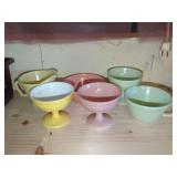 Pastel Glass Serving Pieces